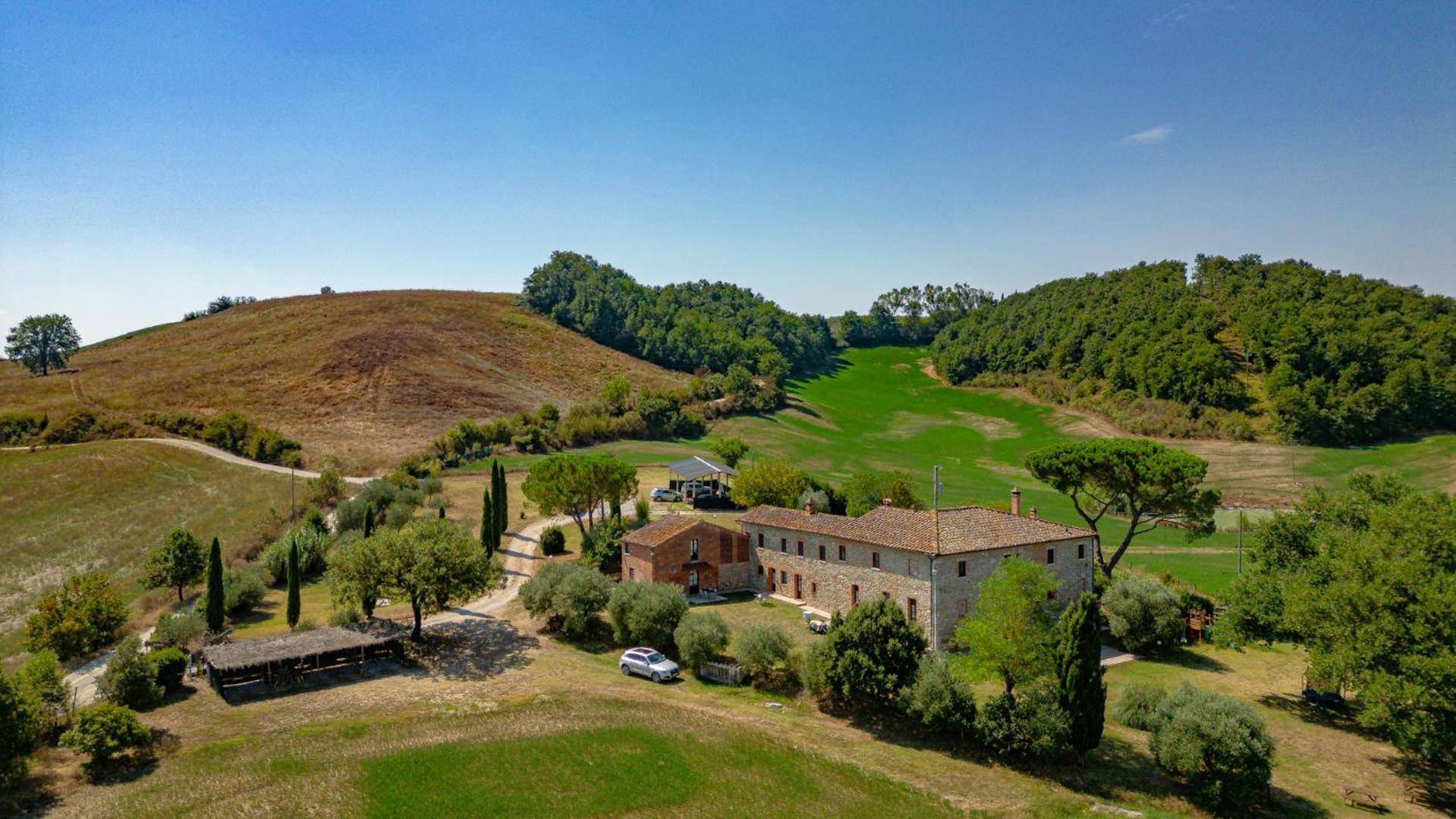 Appartement Ulivo-Chianti Charming Flat With Private Parking! à Asciano Extérieur photo