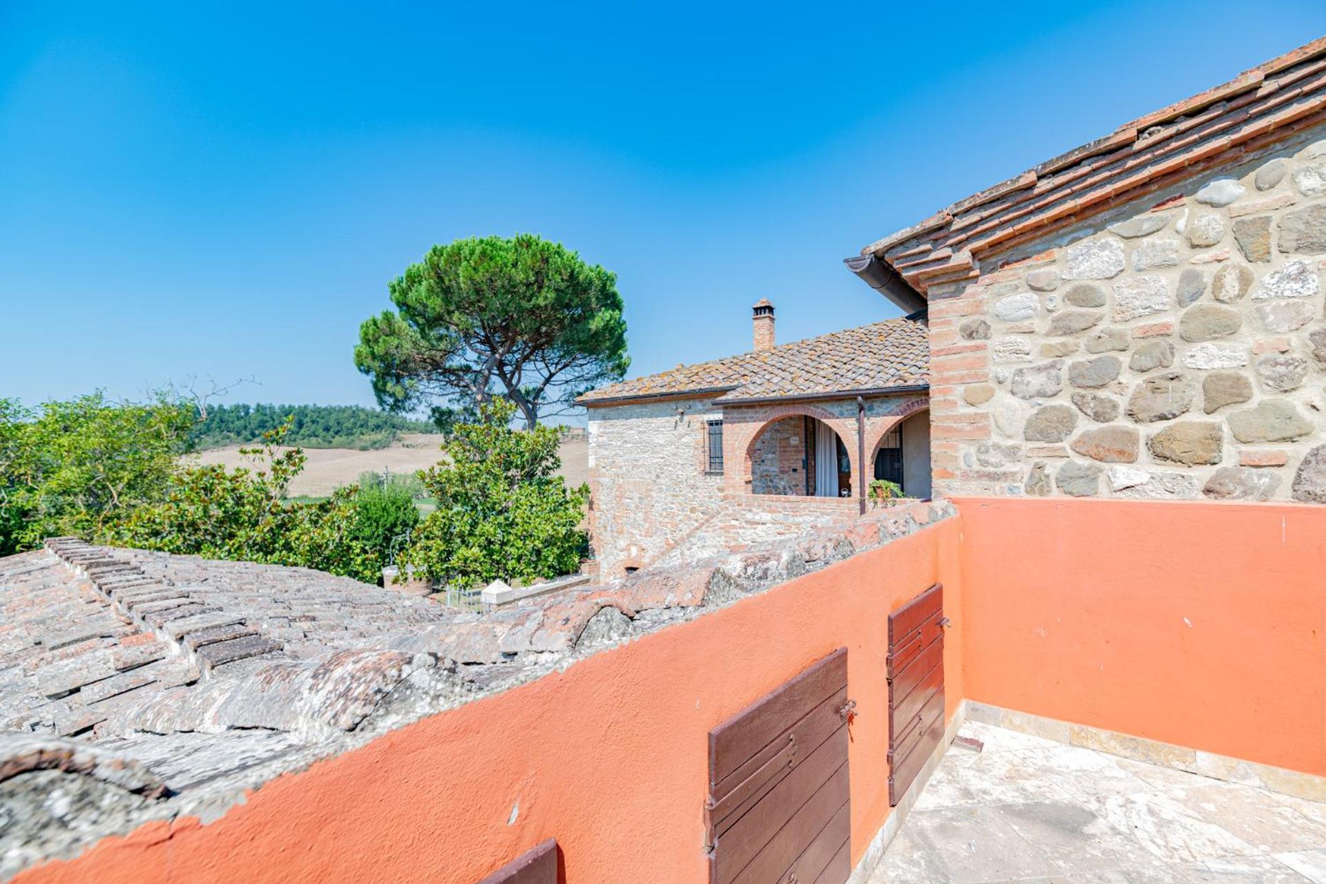 Appartement Ulivo-Chianti Charming Flat With Private Parking! à Asciano Extérieur photo