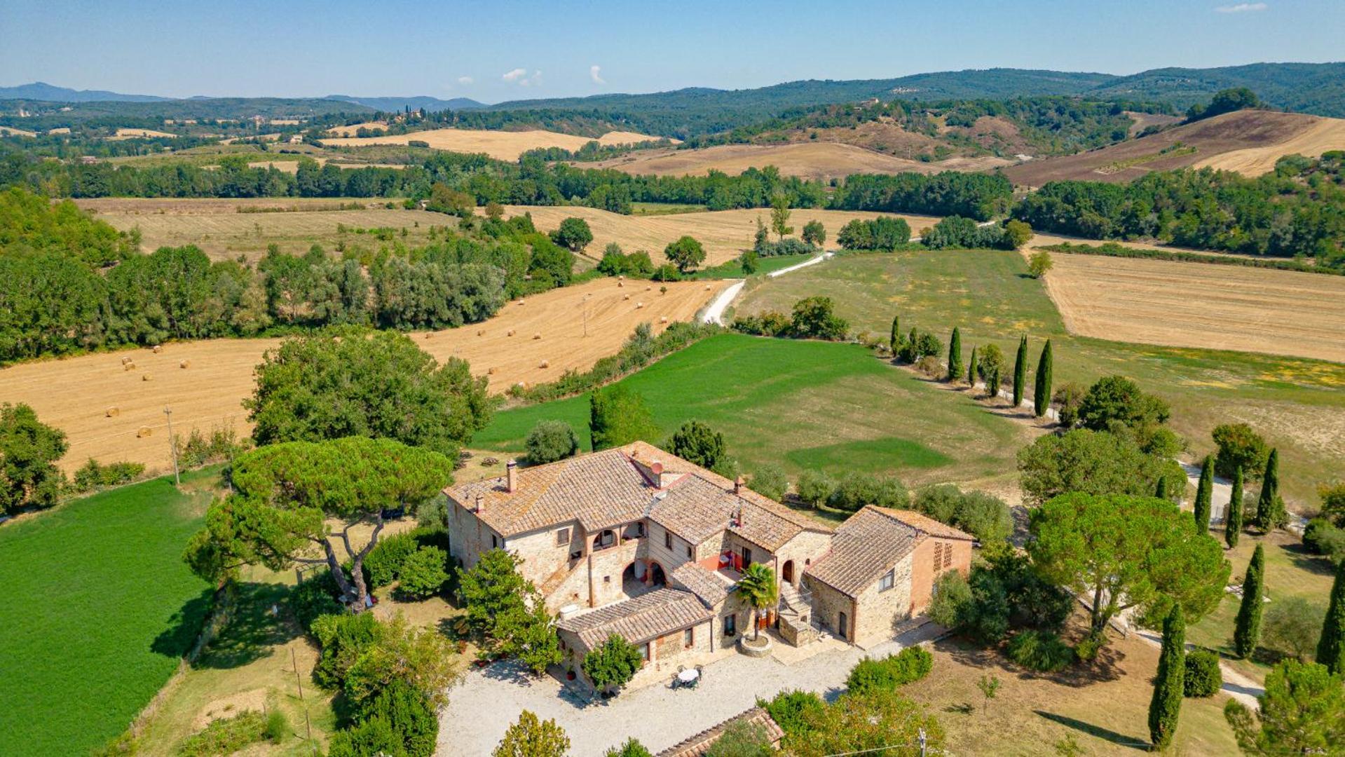 Appartement Ulivo-Chianti Charming Flat With Private Parking! à Asciano Extérieur photo