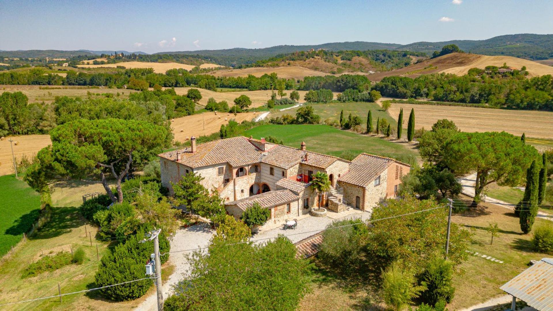 Appartement Ulivo-Chianti Charming Flat With Private Parking! à Asciano Extérieur photo