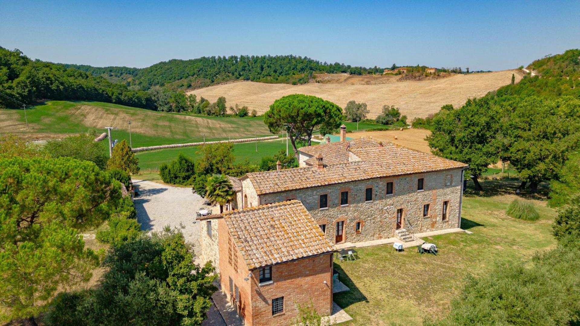 Appartement Ulivo-Chianti Charming Flat With Private Parking! à Asciano Extérieur photo